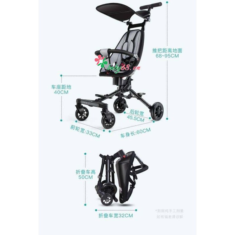 Xe đẩy du lịch Cody Baby 969