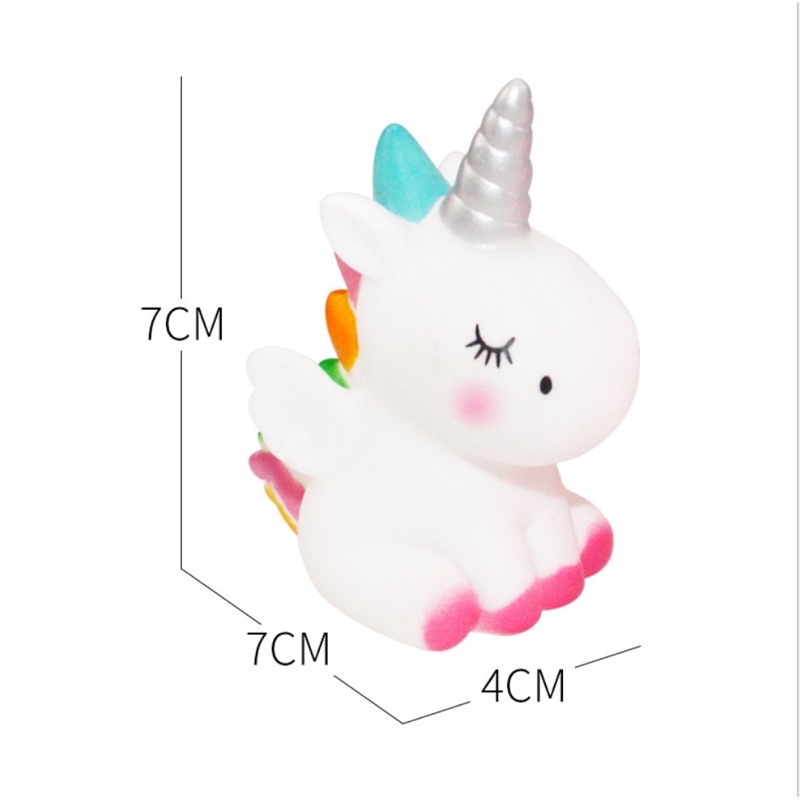 Ngựa 1 sừng trang trí bánh kem siêu cưng ạ