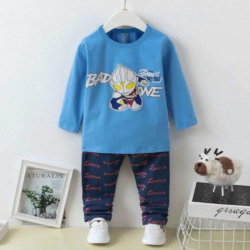 Bộ xuất hàn dài tay mac vuông size nhí