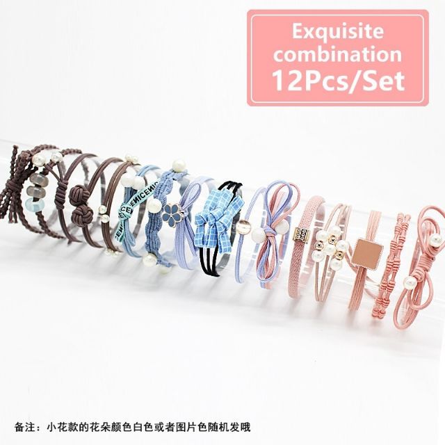 Set 12 dây buộc tóc như hình