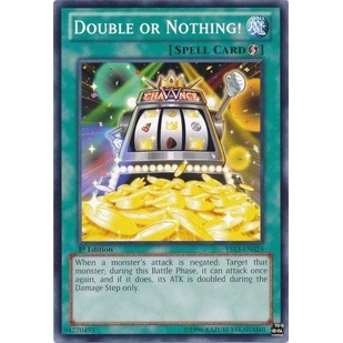 Thẻ bài Yugioh - TCG - Double or Nothing! / YS13-EN024'