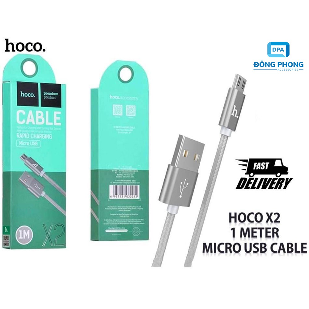 Cáp Sạc Hoco X2 Chính Hãng - Micro USB