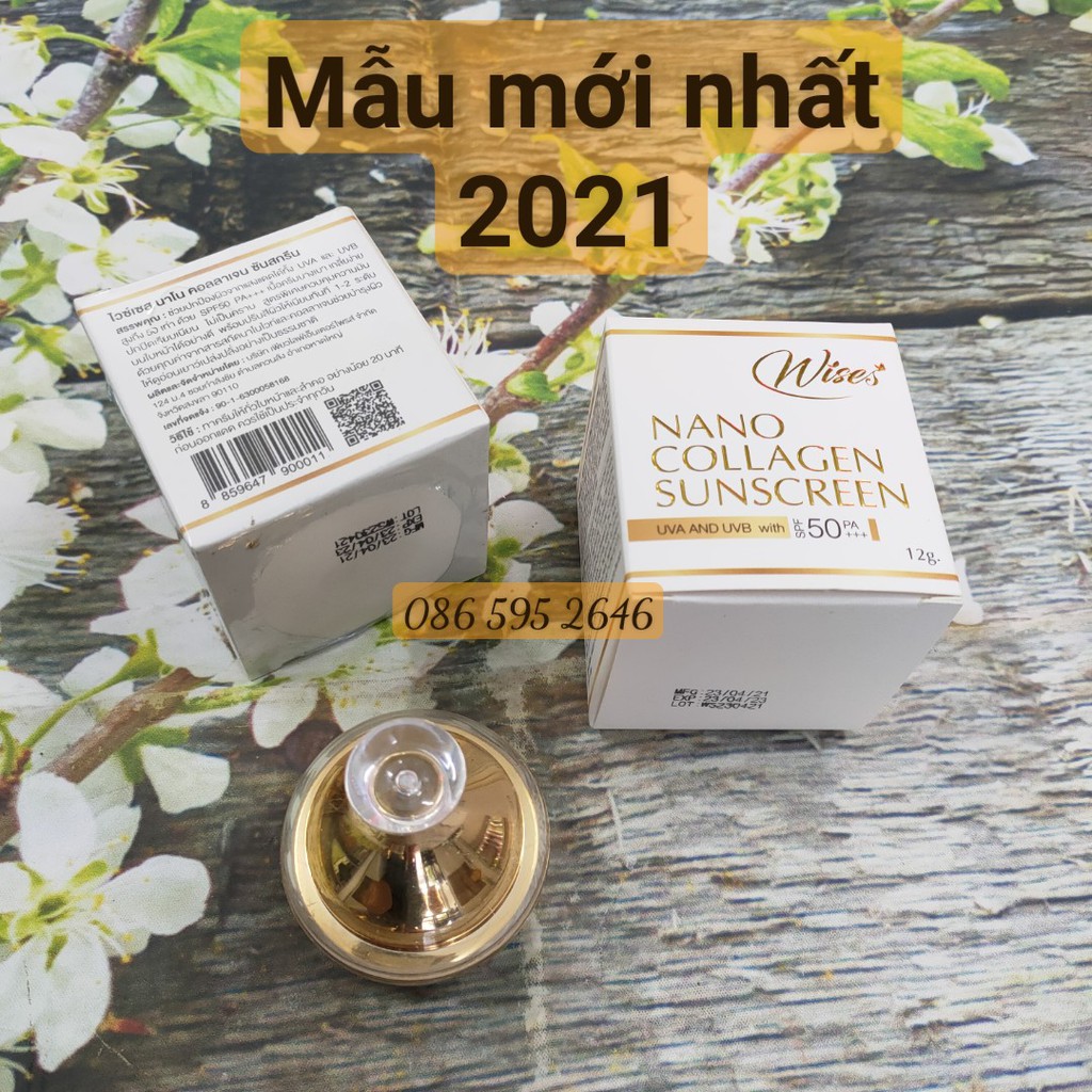 Kem chống nắng Wise Nano Collagen [ CHÍNH HÃNG ]