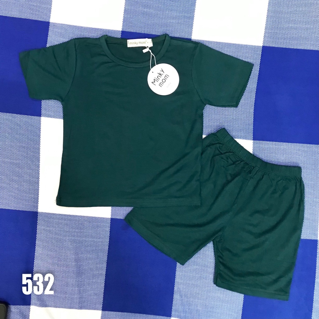 Bộ Minky Mom Cộc Tay, Ngắn Tay. Bộ Mimky Mom siêu mềm mịn mát cho bé trai bé gái, Size Từ 80-150.