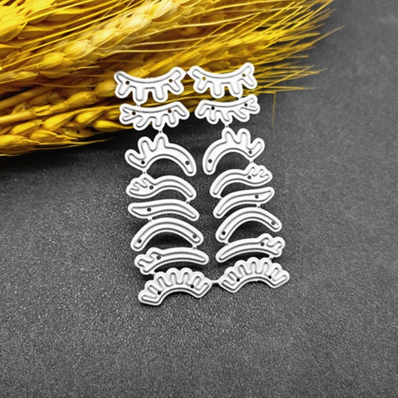 Khuôn Cắt Giấy Kim Loại Hình Lông Mi / Lông Mày