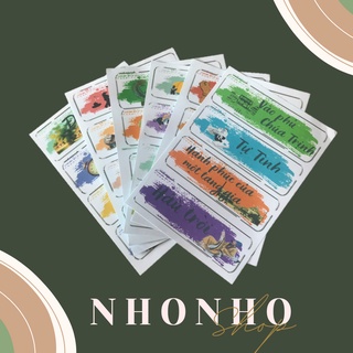 Bộ tiêu đề văn học lớp 11 có keo dán- nhonho shop