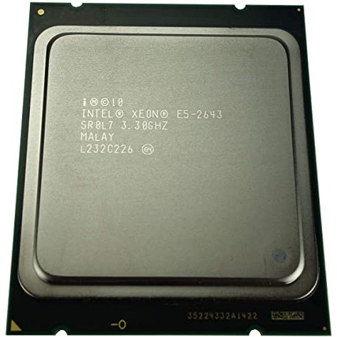 Intel Xeon OEM version cpu E5 2643 3.3GHz Quad-Core 10M Cache DDR3 1600MHz FCLGA2011 TPD 130W E5-2643