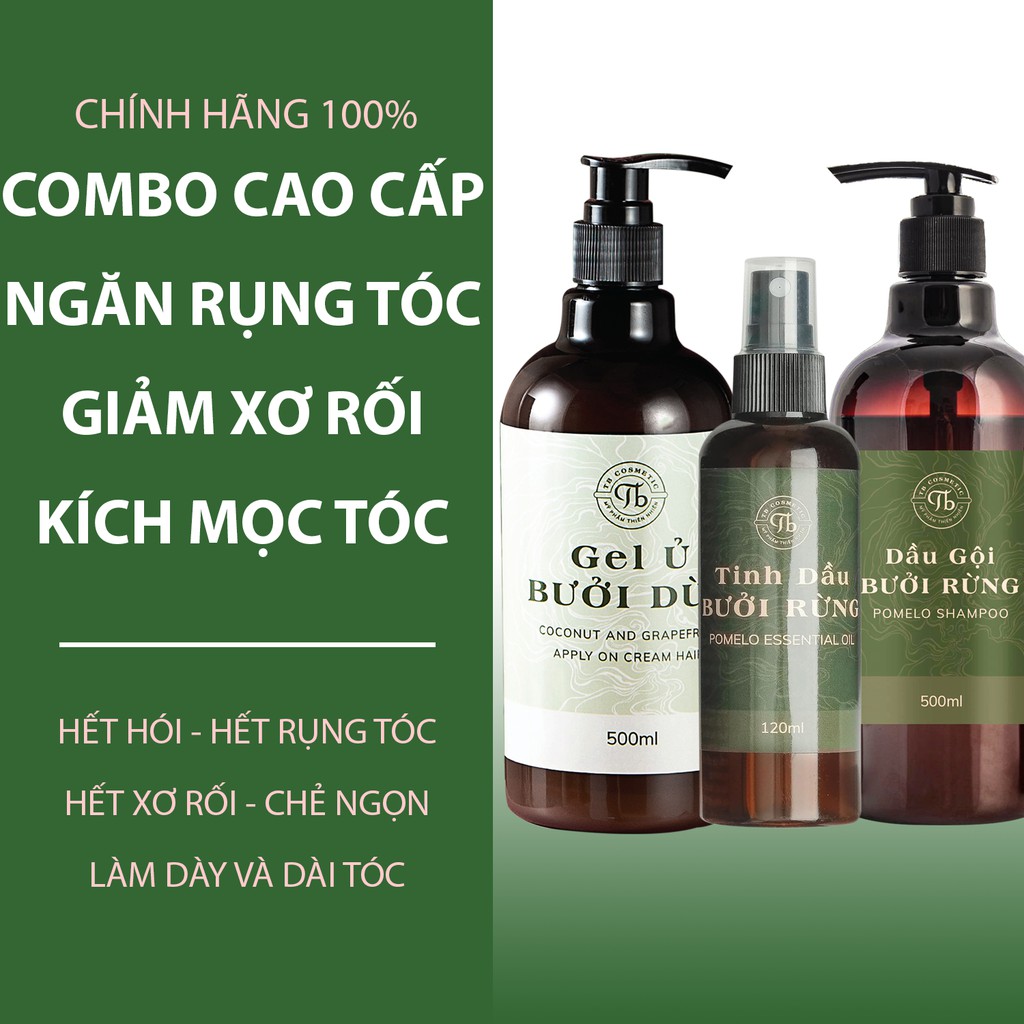 [CHÍNH HÃNG 100%] COMBO CHĂM SÓC TÓC CAO CẤP, NGĂN RỤNG TÓC, DƯỠNG TÓC CHẮC KHỎE, KÍCH THÍCH MỌC TÓC, TÓC DÀI VÀ MƯỢT