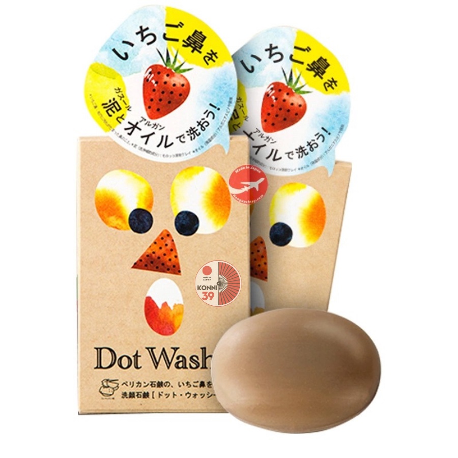 Xà phòng Pelican Dot Washy ngừa mụn đầu đen 75g - Konni39