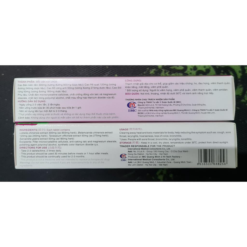Tiêu Khiết Thanh (Hộp 30 viên) - Giúp giọng nói trong sáng hơn