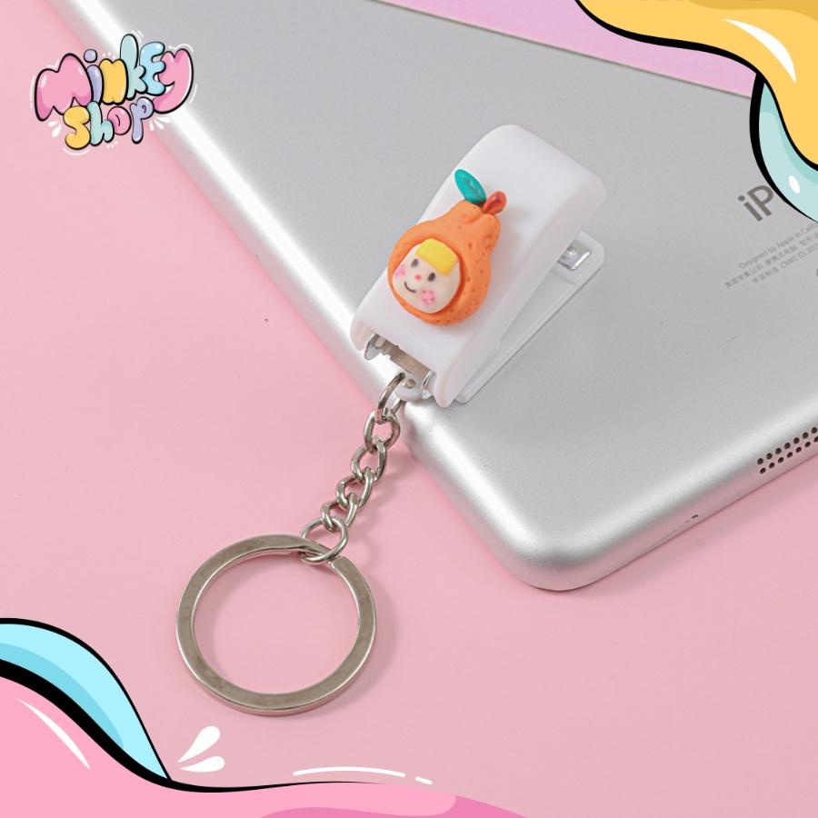 Móc Khoá Kim Bấm Độc Đáo Đáng Yêu Dễ Thương Nhiều Mẫu Phụ Kiện Túi Xách Balo Cặp Xách Cute 02MKKB -Minkey