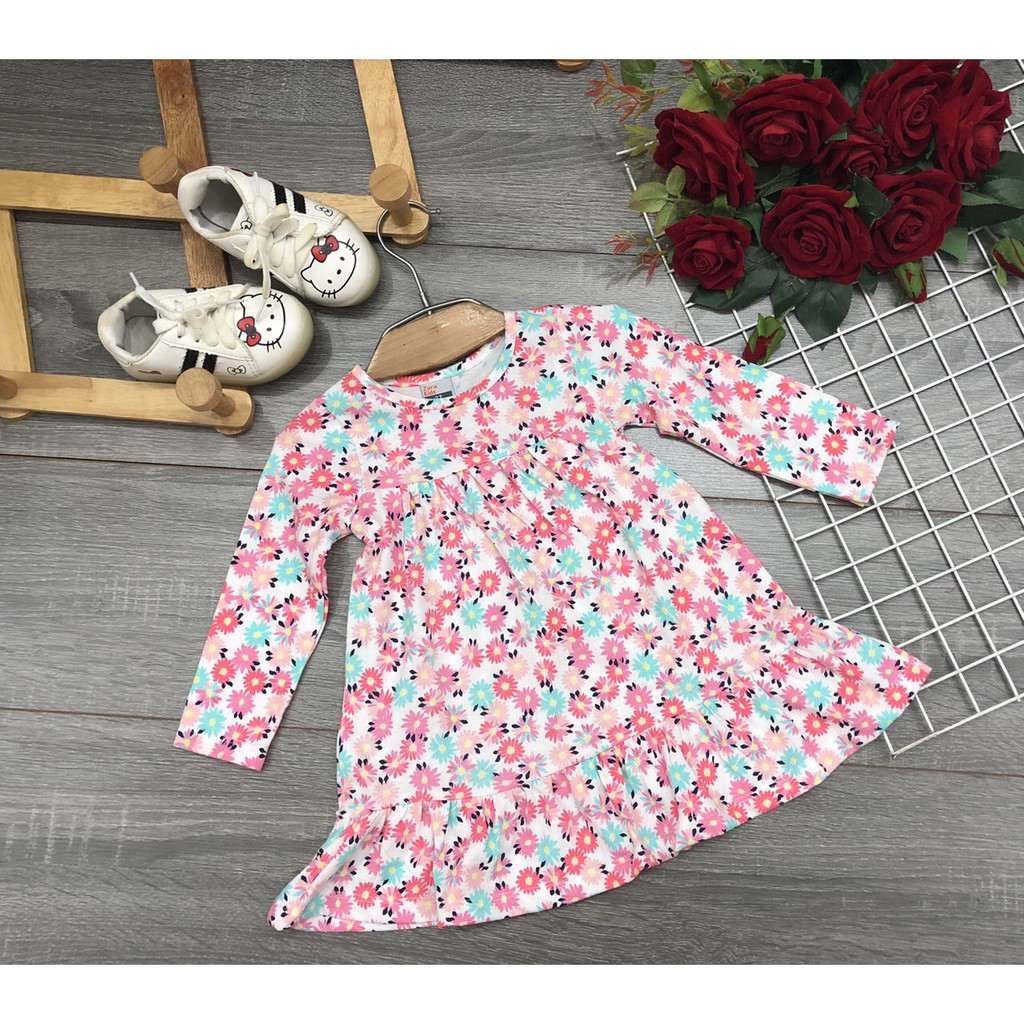 Đầm đuôi cá tay dài cho bé gái