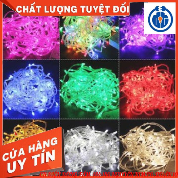 Dây Đèn Chớp Nháy Trang Trí LED Đủ Màu Dài 4.5m ,đèn Noel, party sinh nhật...