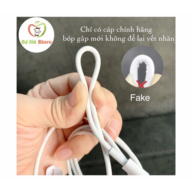 Cáp Sạc Theo Máy IP Xs /Xs Max |Zin 100% + New | Sạc rất nhanh | Bảo hành 12 Tháng