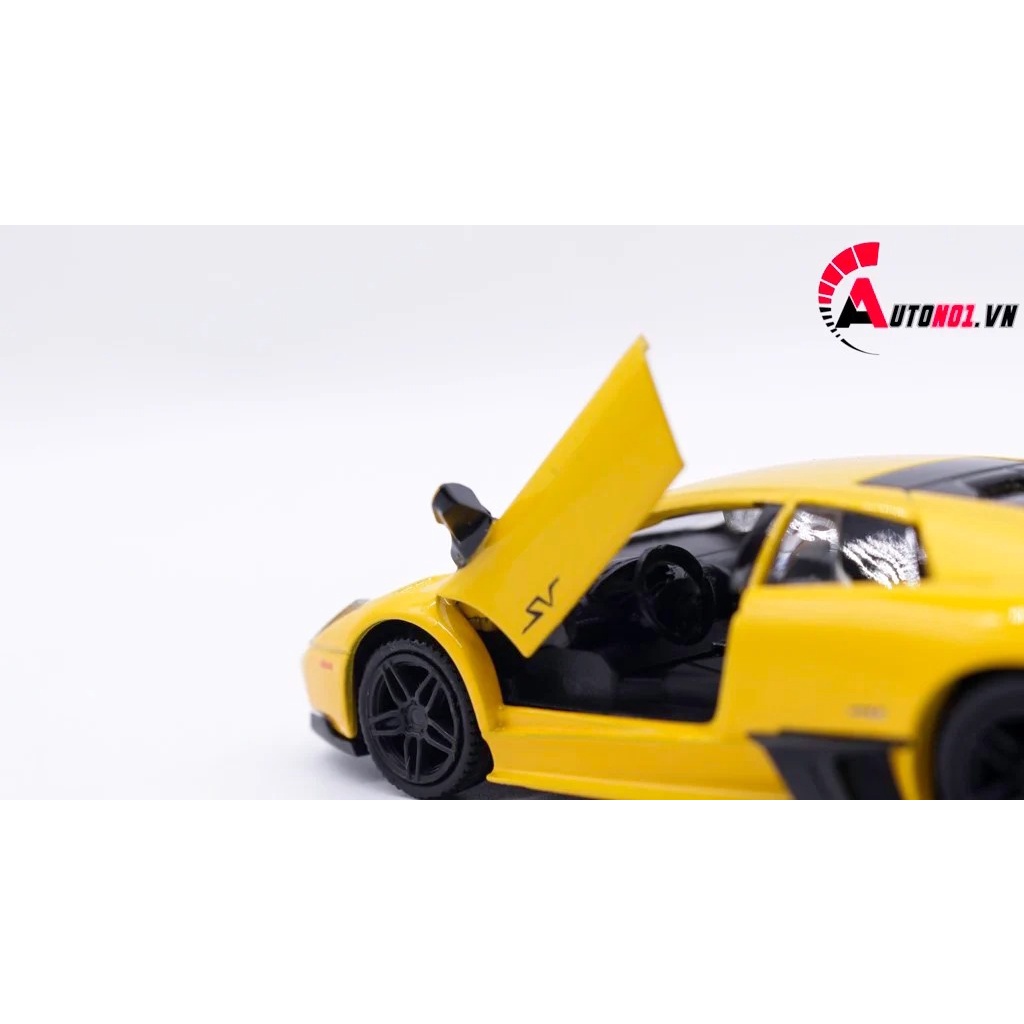 MÔ HÌNH XE LAMBORGHINI MURCIELAGO YELLOW 1:36 SCALE MODEL 7719