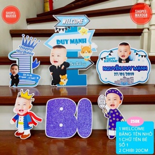 Set sinh nhật cho bé TA