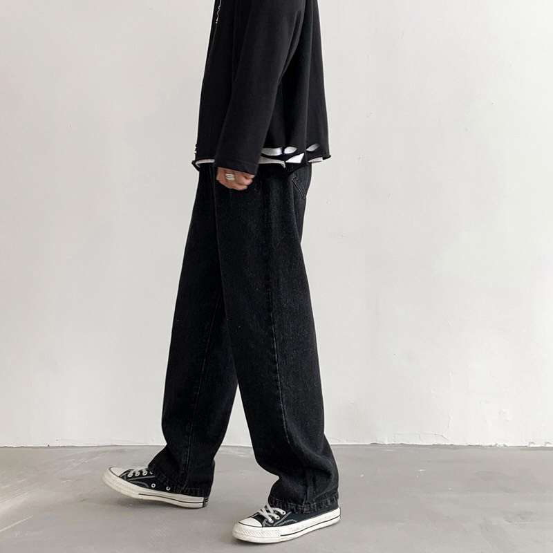 Quần jean baggy nam, quần baggy nam ống suông rộng co giãn 4 chiều Ulzzang thời trang Urano - JBG04