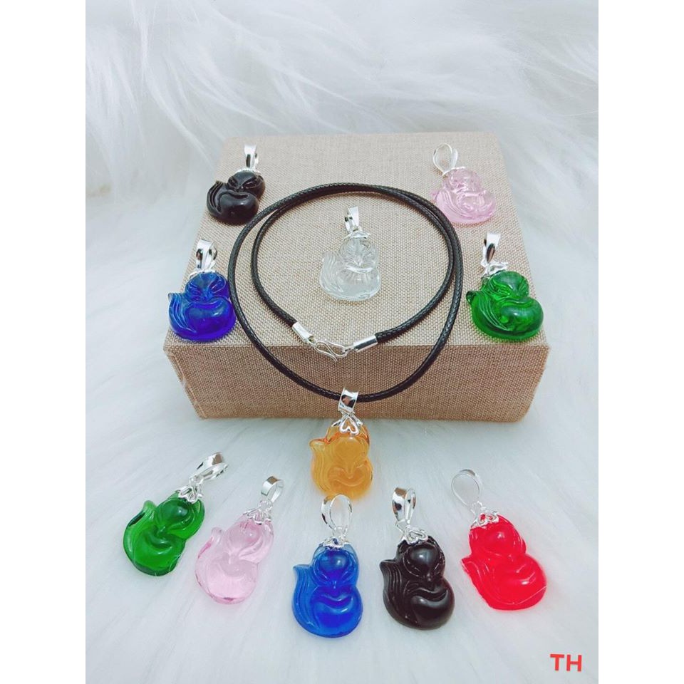 Dây Chuyền Mặt Hồ Ly Đá