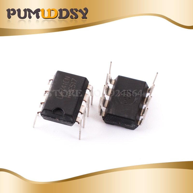 10 Chiếc Miễn Phí Vận Chuyển DIP IC 8pins UA741CN UA741CP UA741 Amp LM741 741 Original DIP-8