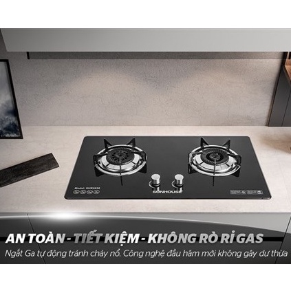 Bếp gas âm Sunhouse SHB-6636-Chính hãng trưng bày+Tặng dây gas-bếp bền tốt tiết kiệm gas