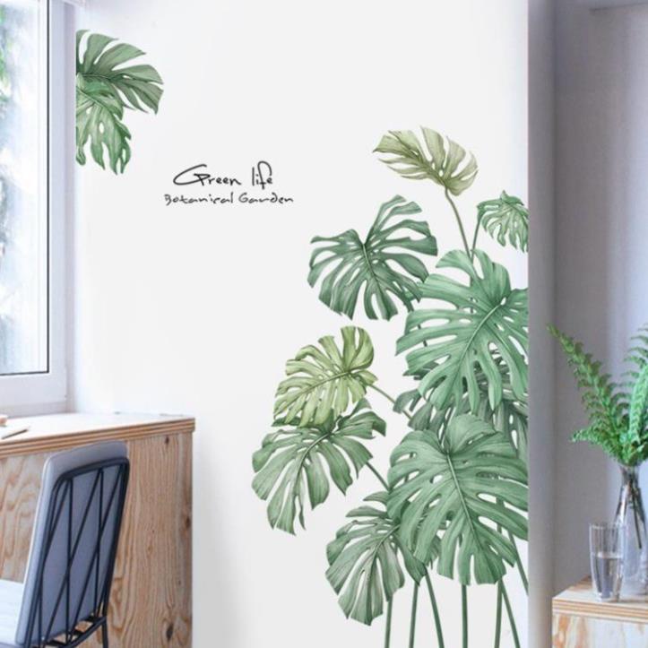 Decal dán tường khóm cọ B12 NNTB