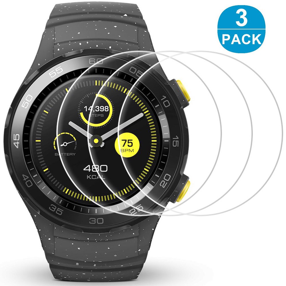 Set 3 Kính Cường Lực Bảo Vệ Màn Hình Đồng Hồ Huawei Watch 2 Pro 46mm Gt 2