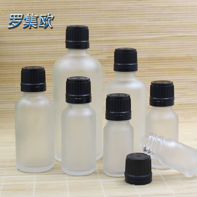 Lọ Chiết Serum Thủy Tinh Phun Mờ Cao Cấp Nắp Vặn Đen, Trắng 20ML, 30ML Dùng Chiết Mỹ Phẩm, Tinh Chất , phụ kiện du lịch