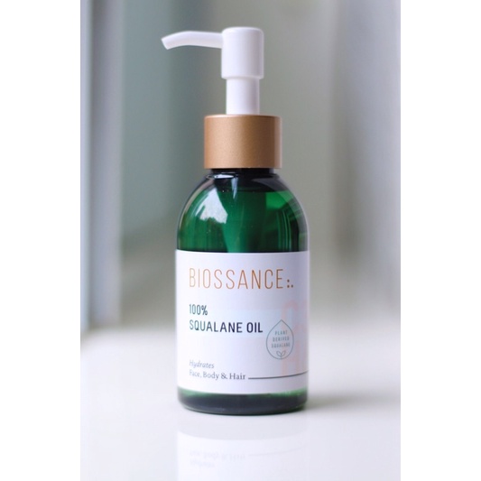Dầu dưỡng ẩm Squalene Oil tinh khiết 100% Biossance dùng được cho mặt, toàn thân và cho tóc