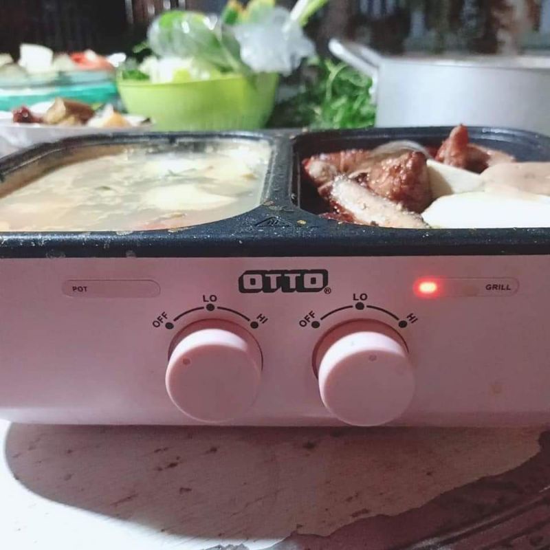 NỒI LẨU NƯỚNG MINI ĐA NĂNG HIỆU OTTO THÁI LAN