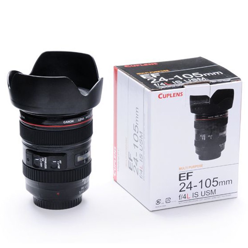 Cốc Uống Cà Phê Hình Ống Kính Máy Ảnh Caniam Ef 24-105mm