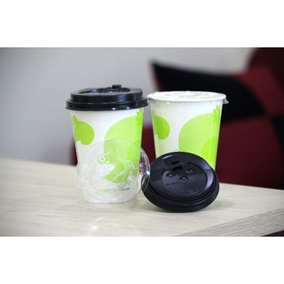 100 Cốc giấy 14 lạnh hoa xanh – 420ml (không nắp)