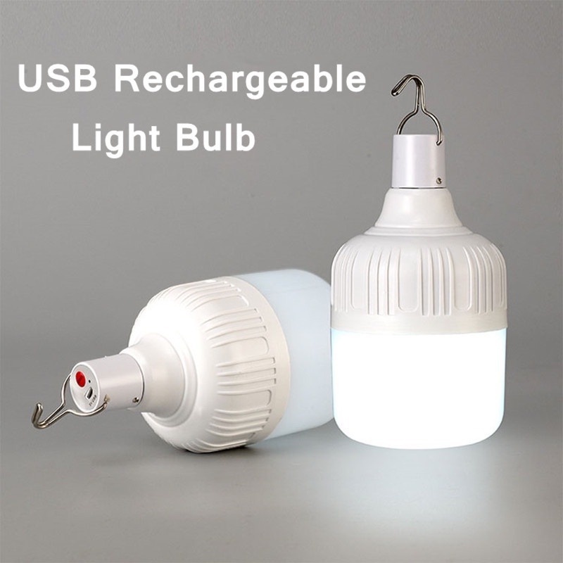 Đèn LED Cắm Trại 60W/130W Có Thể Sạc Lại Bằng Cổng USB