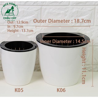 Chậu cây tự dưỡng thông minh - K05