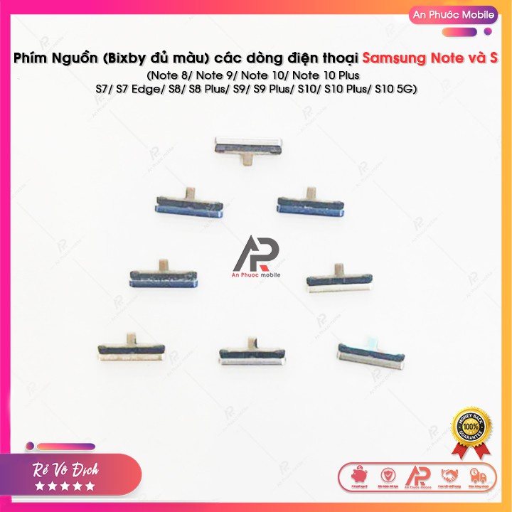 Nút Bấm Samsung Note 7 / Note FE - Phím Nguồn hoặc Âm Lượng Samsung Galaxy Note7 / Note FE Zin Bóc Máy