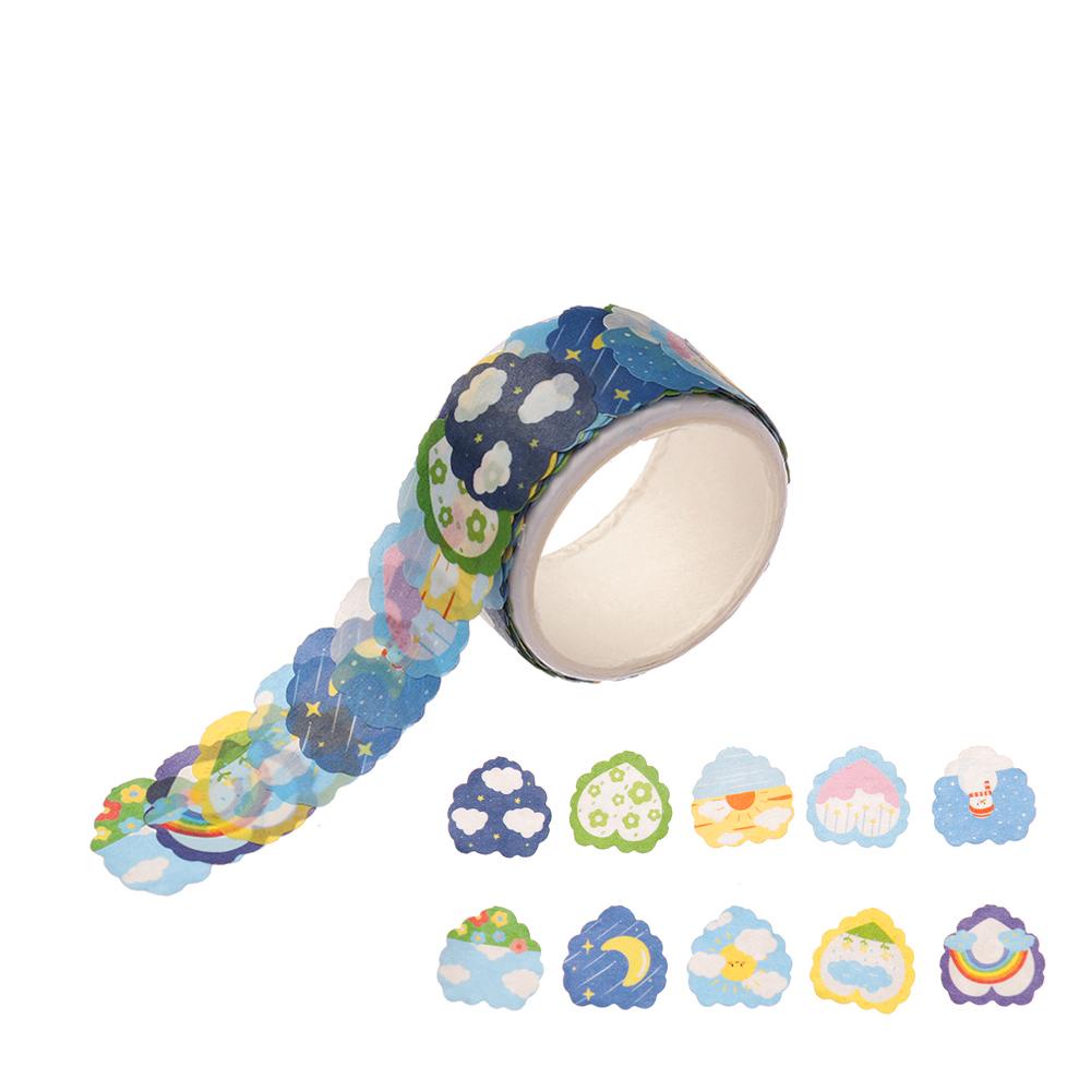 Cuộn Băng Keo Giấy Washi Dán Trang Trí Sổ Tay Nhật Ký Diy