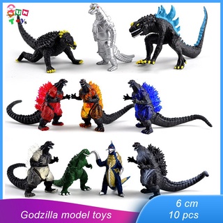 Set 10 mô hình khủng long godzilla đồ chơi cho bé