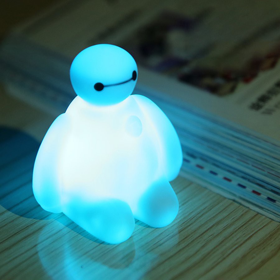 Đèn ngủ 7 màu hình hoạt hình dễ thương cho bé