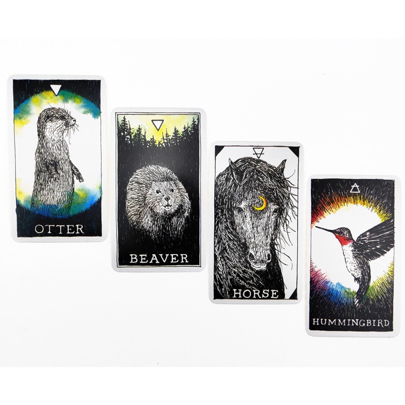 Bộ Bài Bói Tarot Animal Spirit Deck Oracle Cards V22 Mắt Cao Cấp