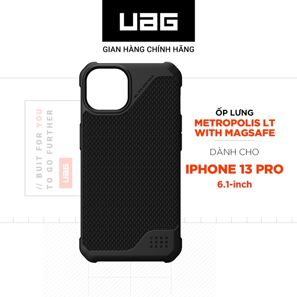 Ốp lưng UAG Metropolis LT w MagSafe cho iPhone 13 Pro [6.1 inch]