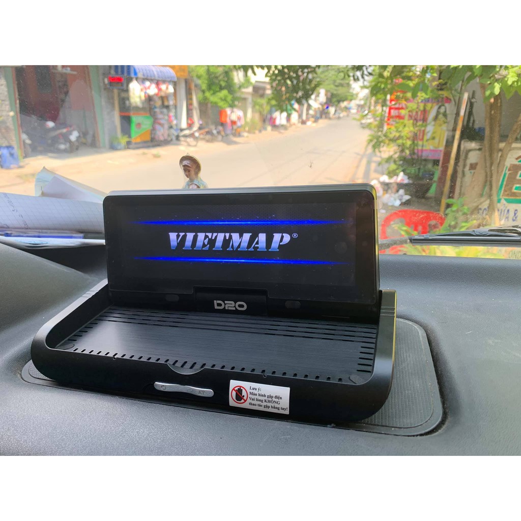 Camera Hành Trình Đặt Taplo Vietmap D20 Thẻ 64G Dẫn Đường Chỉ Đường Tặng Sim 4G