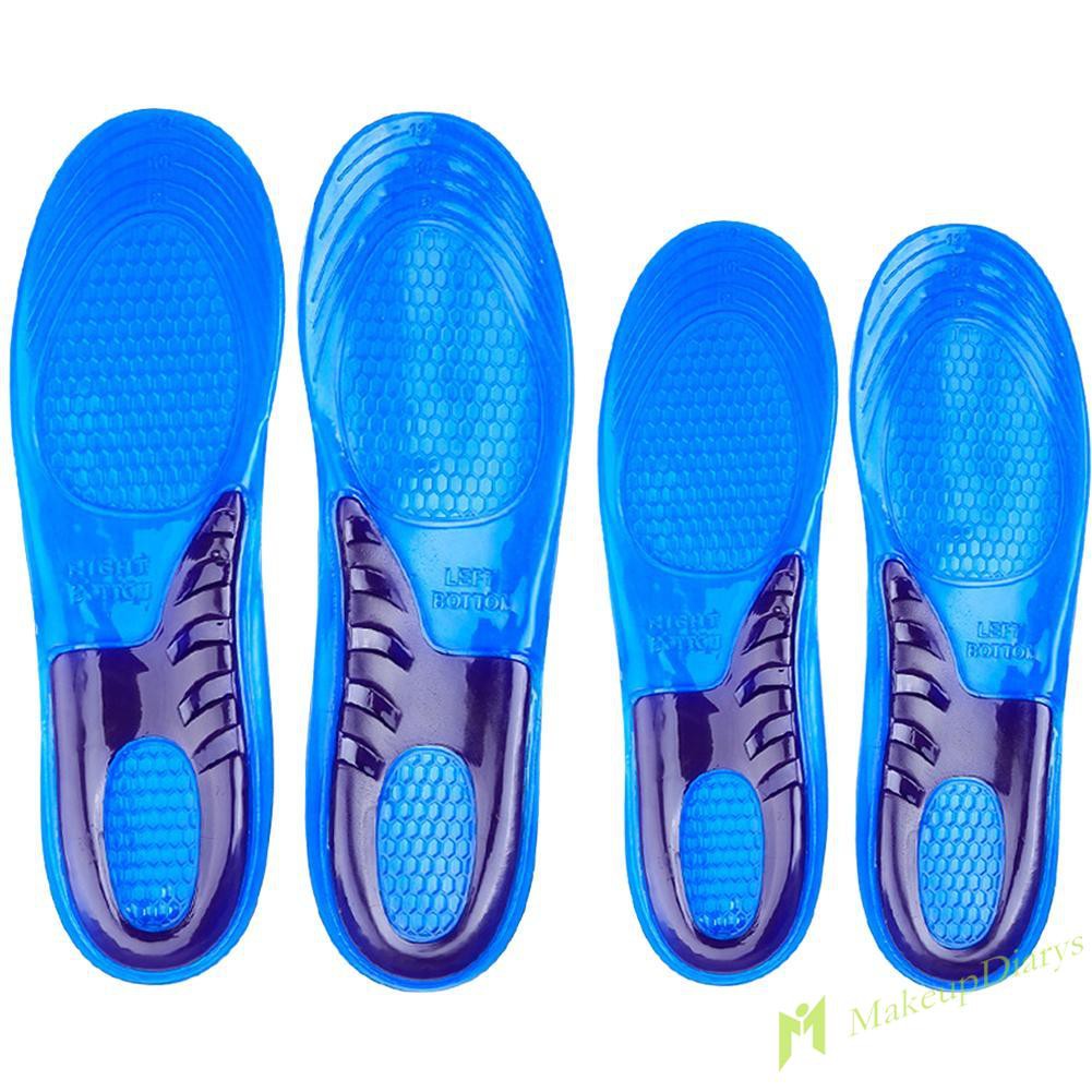 (Hàng Mới Về) Đế Lót Giày Bằng Silicon Mát Xa Thoải Mái Chất Lượng Cao