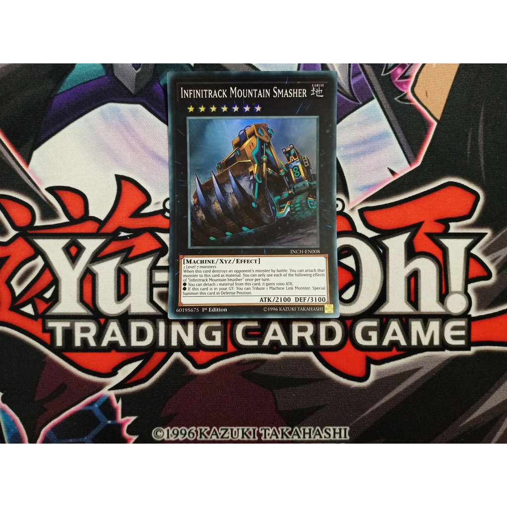 Thẻ bài Yugioh chính hãng - Infinitrack Mountain Smasher - INCH-EN008 - Super Rare 1st Edition