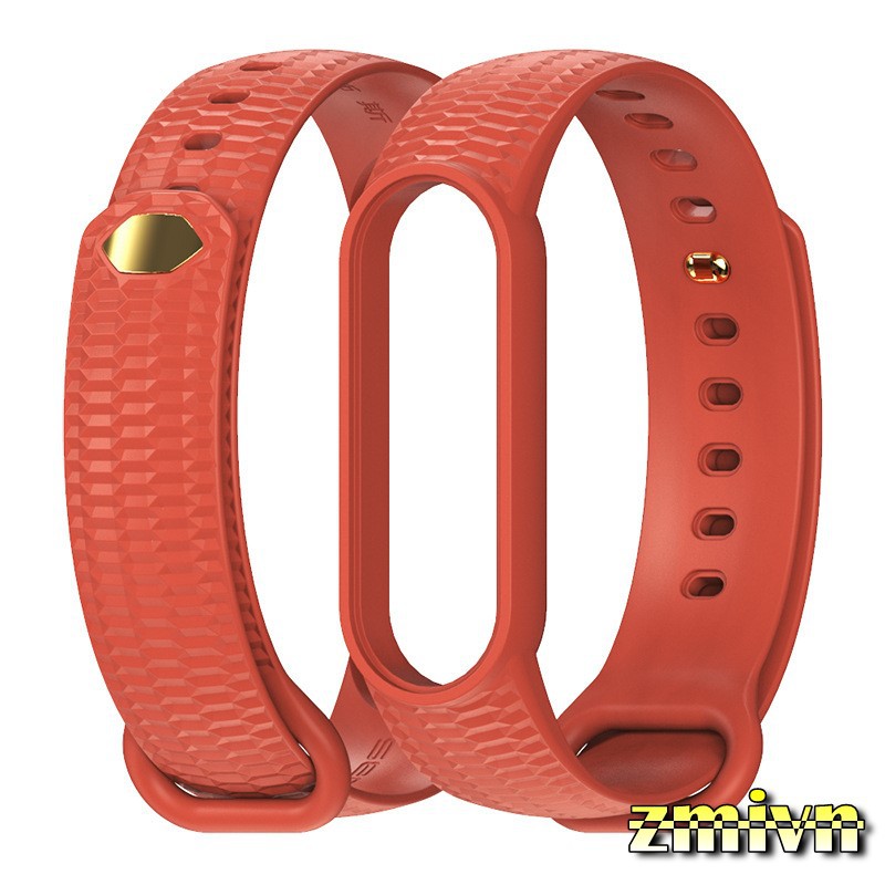 Dây đeo Mijobs khóa kim cương Xiaomi Mi Band 5 / Dây đeo miband 5