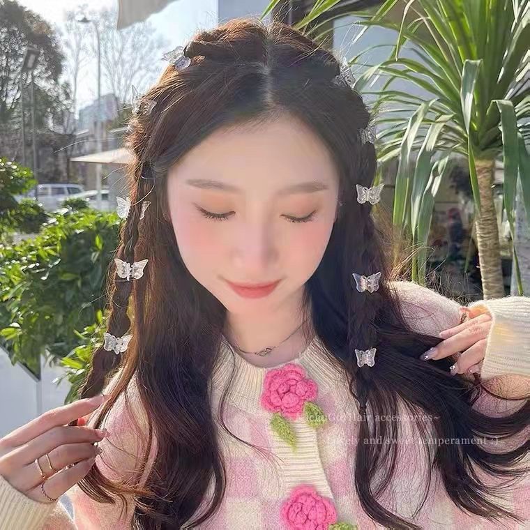 Kẹp Tóc Mini Hình Bướm 3D Dễ Thương Cho Nữ