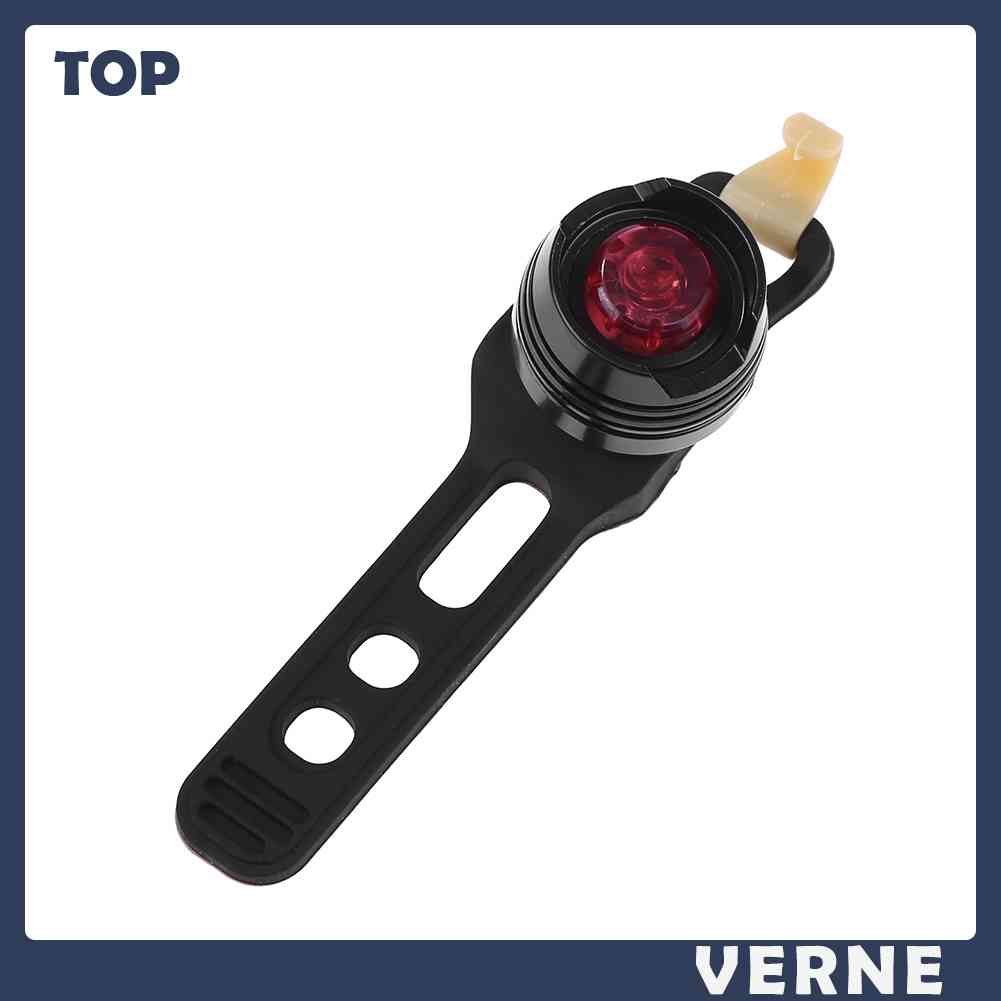 Đèn LED Silicone Cảnh Báo Cho Đuôi Xe Đạp VERNE 3 Chế Độ