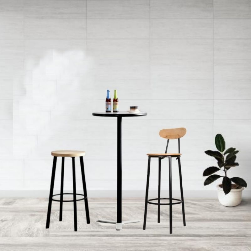 Ghế Quầy Bar-Quầy Thu Ngân,Ban Công (Gỗ Cao Su 100%)Dùng Cho Các Quán Nước, Trà Sữa,Quán Bar