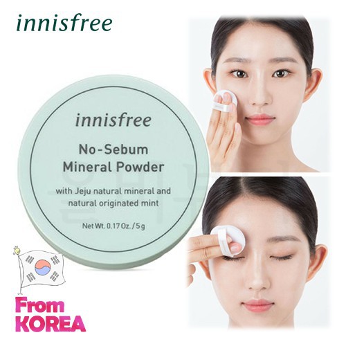 [Hàng mới về] Phấn Phủ Khoáng Innisfree Không Gây Nhờn 5g