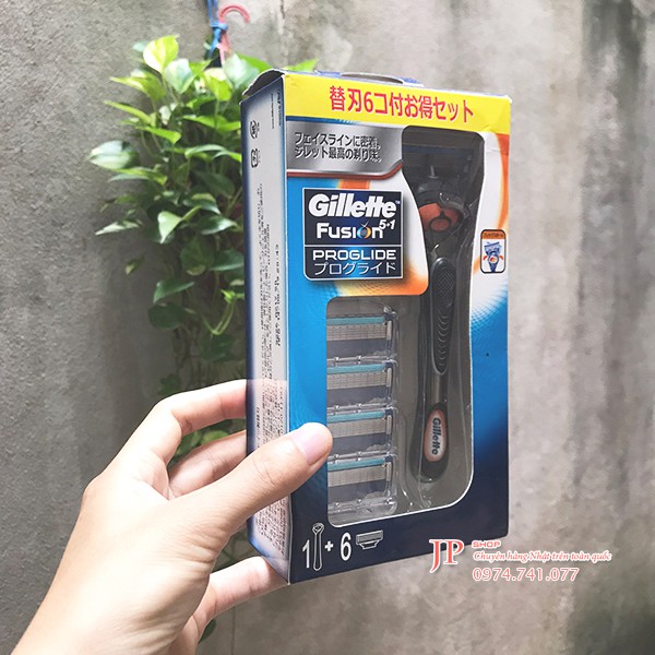Dao cạo râu Gillette fusion 5 + 1 của Nhật Bản