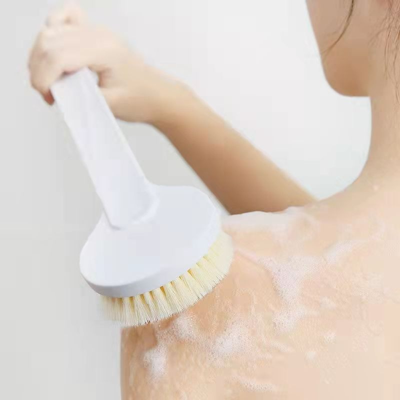 Bàn Chải Tắm Lông Mềm Cán Dài Tẩy Tế Bào Chết Mát Xa Cơ Thể Đa Năng