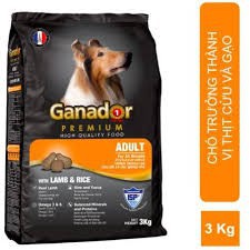 3kg GANADOR ADULT VỊ CỪU - THỨC ĂN CHÓ TRƯỞNG THÀNH